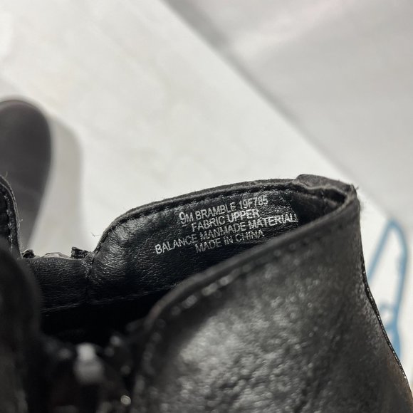 Women's Madeline Girl Black Ankle Boots, Size 9 - Picture 7 of 8